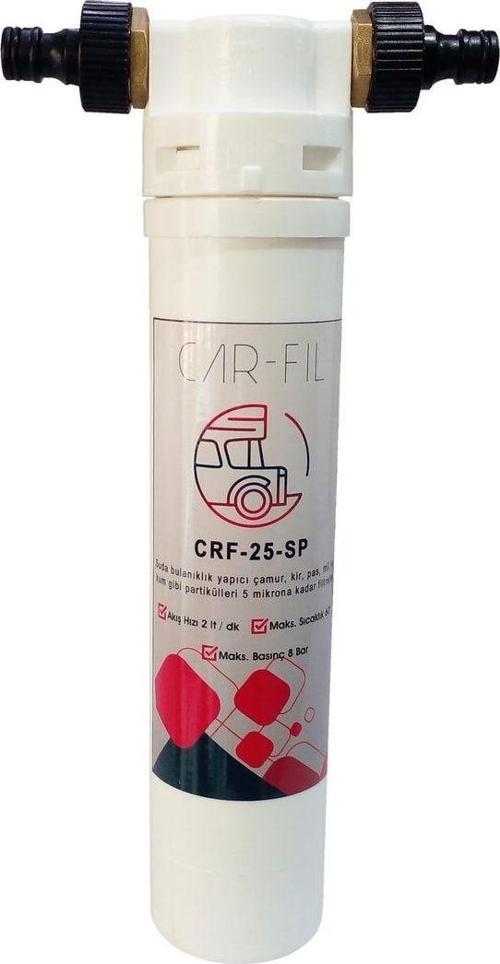 Car Fil Karavan Ve Tekne Tipi Su Arıtma Filtresi (Çamur Ve Pislik Önleyici Kartuşlu)
