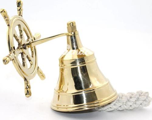 Pirinç Duvara Asmalı Dümenli Çan 3 2024