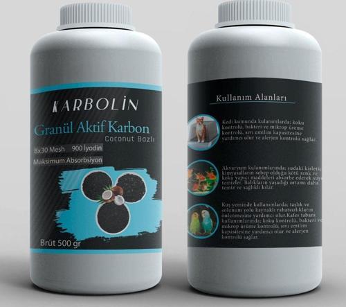 Granül Aktif Karbon (Birinci Sınıf Coconut Bazlı) - 500Gr