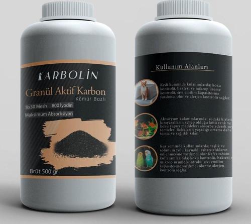Granül Aktif Karbon (Birinci Sınıf Kömür Bazlı) - 500Gr