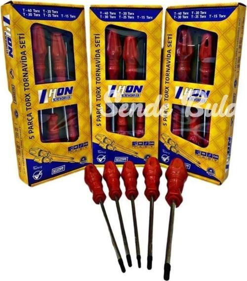 Hon 5 Parça Torx Tornavida Seti