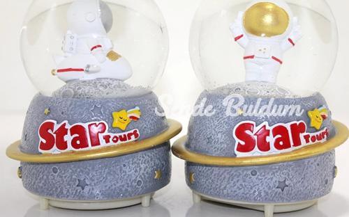 Kar Küresi Işıklı Müzikli Küre 13 Cm Alk286
