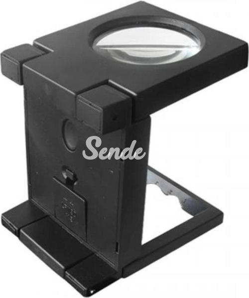 Katlanır Plastıkled Işıklı Test Cıhazı Büyüteç 2.5x90mm