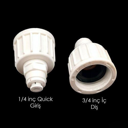 Su Arıtma 3/4 İç Dişli 1/4 Quick Geçmeli Rekor
