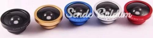Süper Geniş Açı Özçekim Kamera Lens Iphone 5/5 S/6/6 Artı Samsung Galaxy Not 3 5