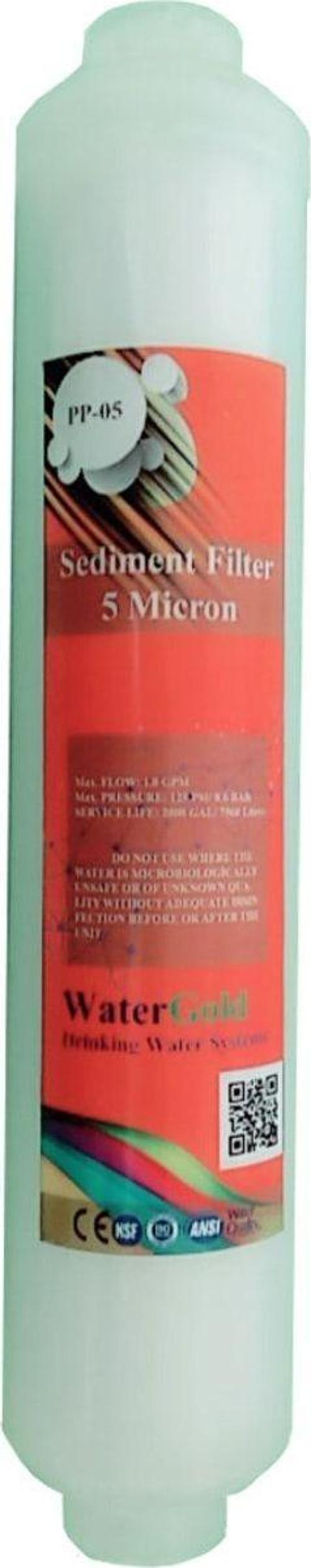 Su Arıtma Cihazı 5 Micron Inline Tortu Filtresi 2" Inç