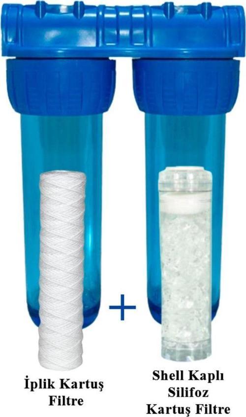 Kireç Kırıcılı Çamur Kir Pas Mil Süzücü Iplik Filtre 10" Inç