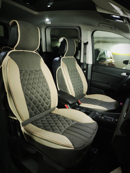 Opel Astra G HB Lüx Oto Koltuk Minderi Ön Arka 5'li Set ELEGANCE Serisi KOYU BEJ