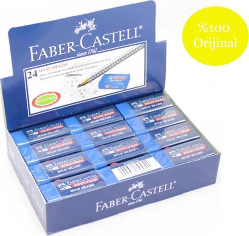 Faber-Castell No:24 Orta Boy Mavi Sınav Silgisi 24 Adet