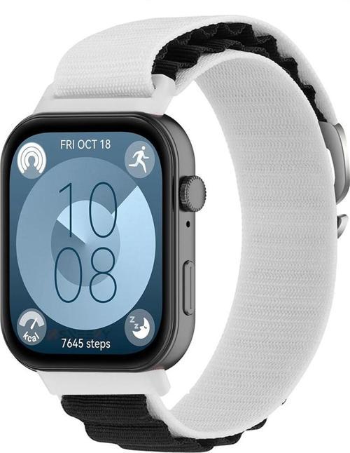 Huawei Watch Fit 3 İle Uyumlu Özel Frost Tasarım Alpine Loop Dayanıklı Akıllı Saat Kayışı