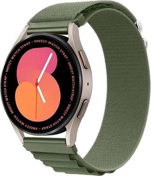 Samsung Galaxy Watch 6 – Classic 40-43-44-47mm 20mm Uyumlu Frost Alpine Loop Kordon