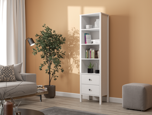 ALMİLA Helen GH-FRN-20034 VİTRİN GÜMÜŞLÜK BÜFE KİTAPLIK 50CM