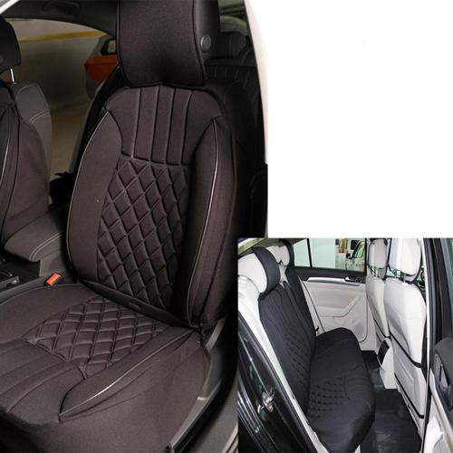 Opel Corsa F Lüx Oto Koltuk Minderi Ön Arka 5'li Set ELEGANCE Serisi SİYAH