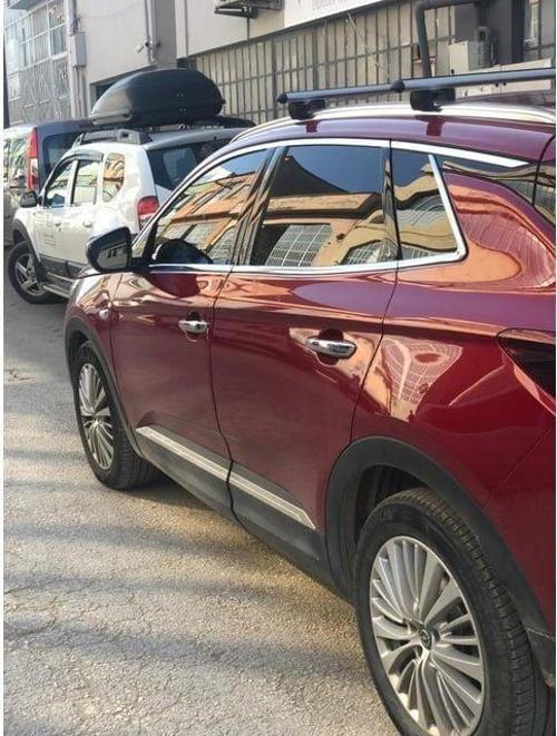 Opel Grandland Uyumlu X Cam Çerçevesi 2016-2021 Paslanmaz Çelik Parça