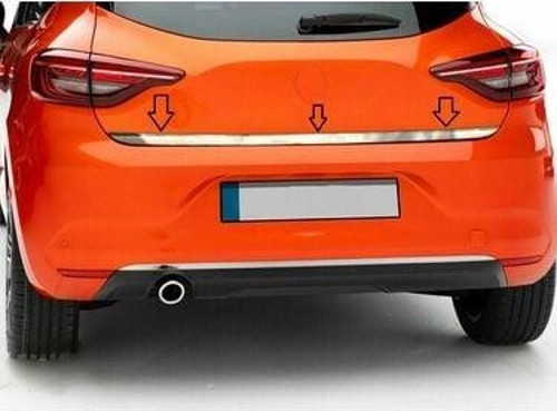 Renault Clio Uyumlu 5 Bagaj Alt Çıta -2019 Paslanmaz Çelik Parça