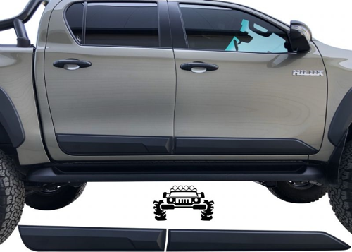 Toyota Hilux Uyumlu Gövde Kaplama Yan Kapı Koruma 2015 / 2022 Parça