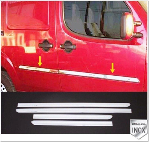 Fiat Doblo Uyumlu Yan Kapı Çıtası 2000-2006 Paslanmaz Çelik Parça