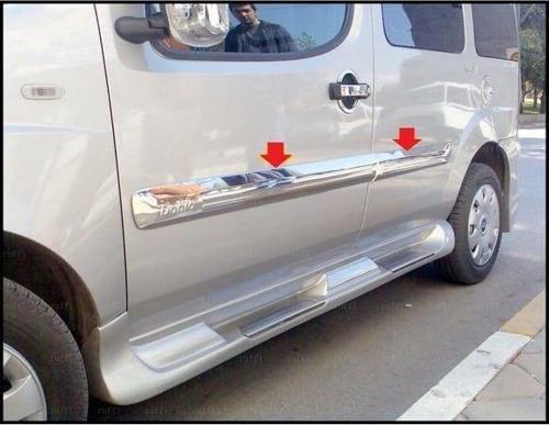 Fiat Doblo Uyumlu Yan Kapı Çıtası 2006-2010 Paslanmaz Çelik Parça