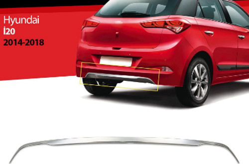 Hyundai İ20 Uyumlu Arka Tampon Çıta -2015 Paslanmaz Çelik Parça