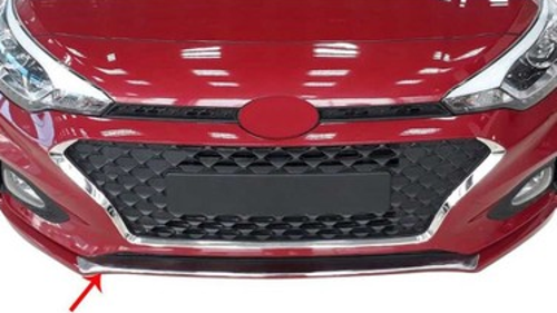 Hyundai İ20 Uyumlu Ön Tampon Çıta -2015 Paslanmaz Çelik Parça