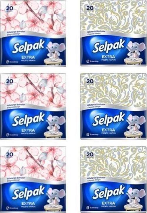 Deluxe Peçete 20'li x 6 Adet