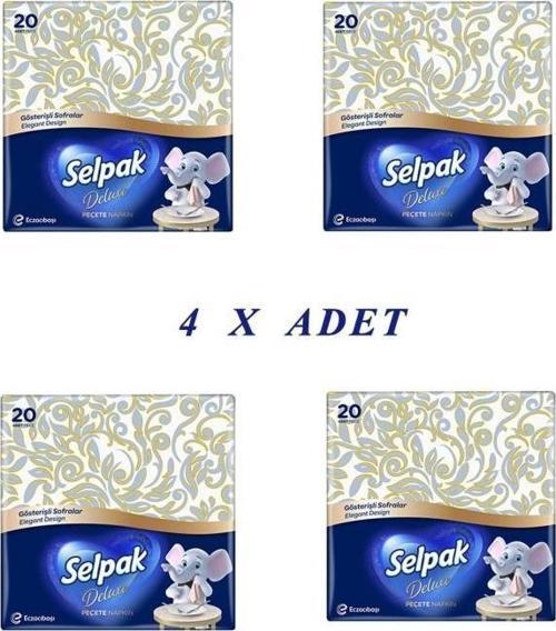 Deluxe Peçete Kiraz Çiçeği x 4 Adet