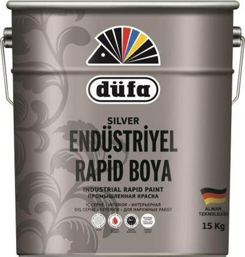 Rapid Endüstriyel Boya Mat Ral 9011 Siyah 15 Kg