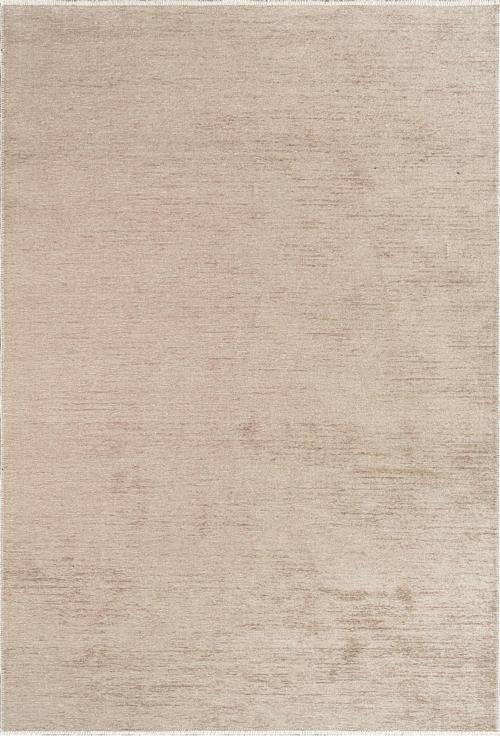 Alanis QG06A Bej Pamuk Akrilik Yumuşak Silinebilir Modern Kilim Halı
