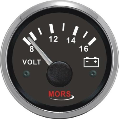 Voltmetre 24 Volt Siyah