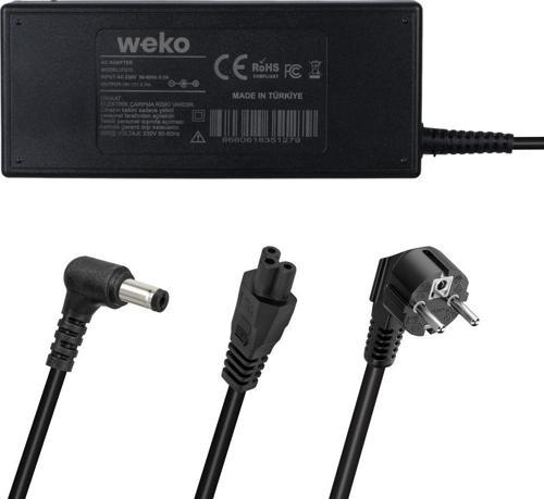 Ayt 19 Volt 4.74 Amper 90 Watt 5.5x2.5 Uçlu Notebook Laptop Adaptör Şarj Cihazı Aleti