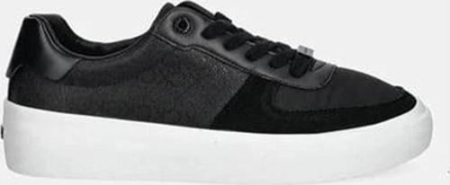 Monogram Logolu Kadın Siyah Sneaker