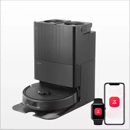 Qrevo S Çöp İstasyonlu Siyah Akıllı Robot Süpürge