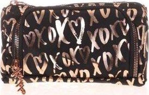Brokar Plump Kalem Çantası (Xoxo-Siyah) K2521