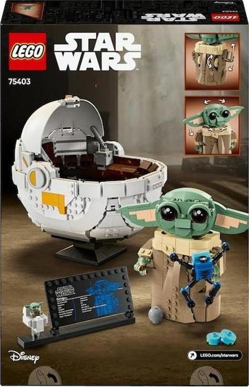 75403 Star Wars The Mandalorian Uçan Bebek Arabalı Grogu Lisanslı Ürün