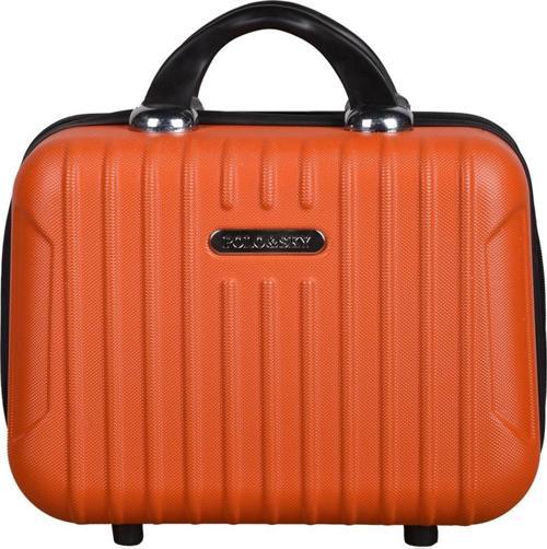 Polo Sky Class Unisex Turuncu Makyaj Çantası El Valizi