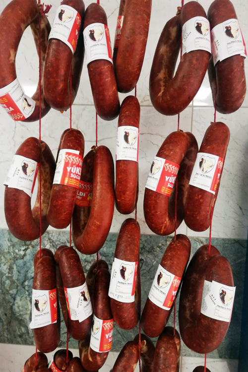 500 gr - % 100 Dana Eti Sucuk Afyonkarahisar'dan