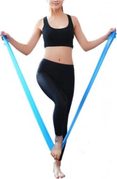 Mavi Pilates Lastiği SERT DİRENÇ PİLATES 120 CM*15 CM*0.55 MM
