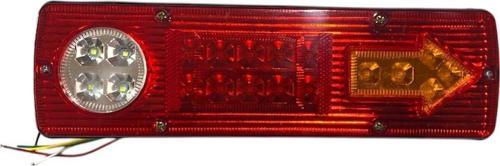 Stop Lambası Full Ledli Tır Kamyon Dorse 12-24v Uyumlu - Kayar Sinyalli (2 Adet)