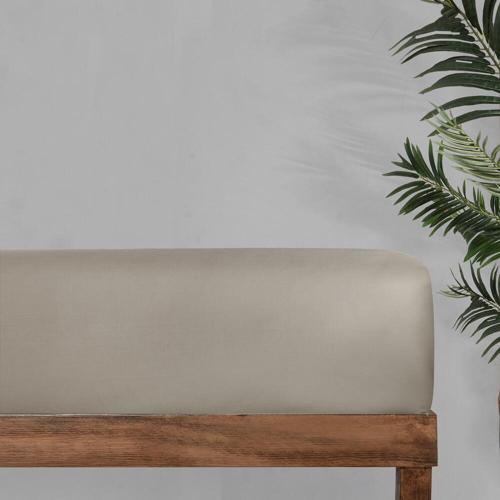 Monochrome Saten Çift Kişilik Mocha Tekli Çarşaf