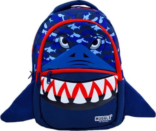 3 Bölmeli Shark Okul Sırt Çantası Mavi MU-9567