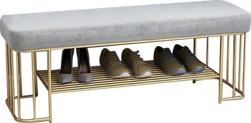 Alexia Gold Metal Benç Ayakkabılık 