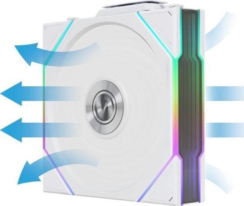 UNI FAN REVERSE TL WIRELESS 3x120mm Beyaz Kasa Fanı