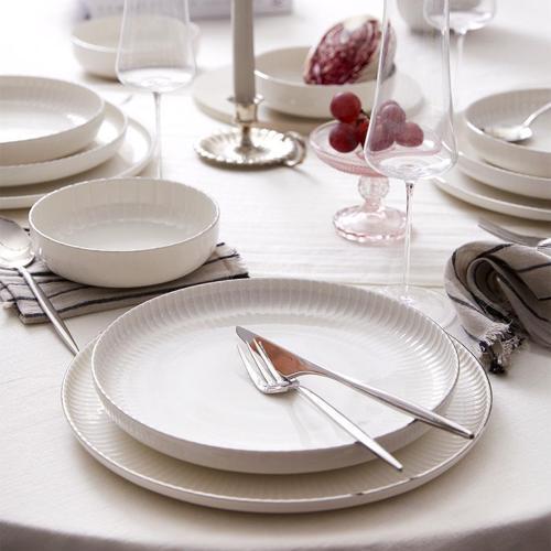 Bone Crest 24 Parça Yemek Takımı Platin File
