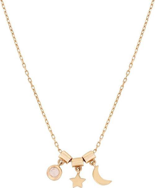 Altın Ay Yıldız Kolye