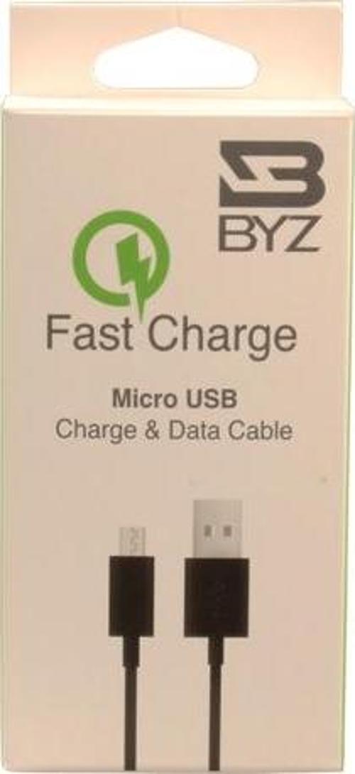 Fast Charge Micro Usb Data ve Şarj Kablosu - Siyah