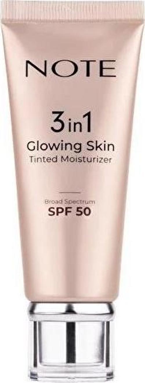 3 İn 1 Glowing Skin Renkli 50 Spf+ Aydınlatıcı Krem No10 30ml