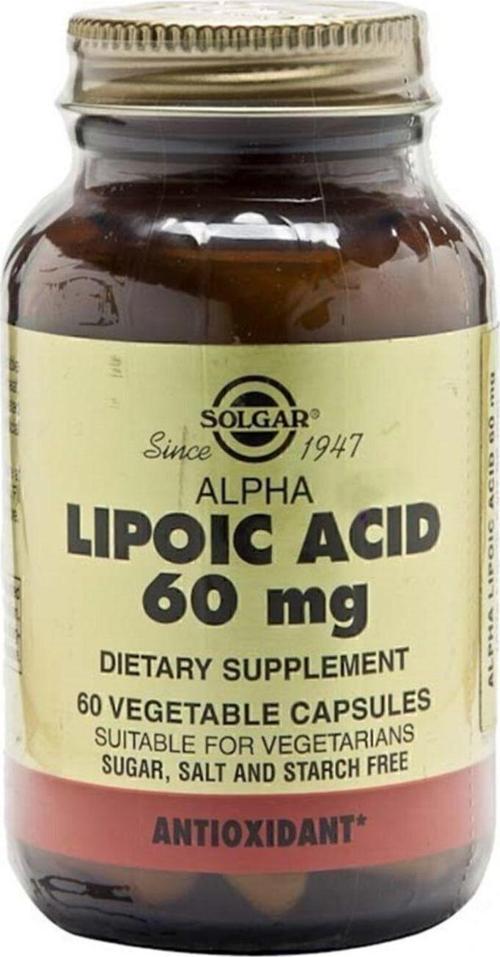 Alpha Lipoic Acid 60  mg 60 Kapsül
