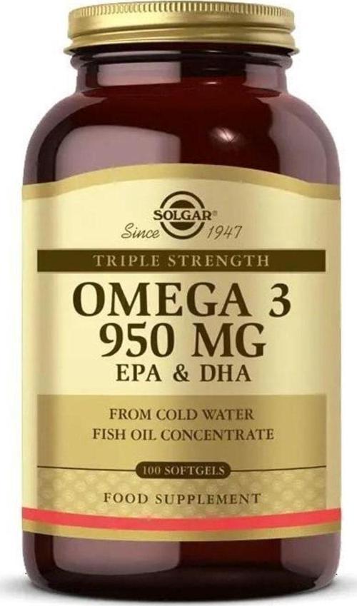 Omega 3 950 Mg 100 Softgels Balık Yağı