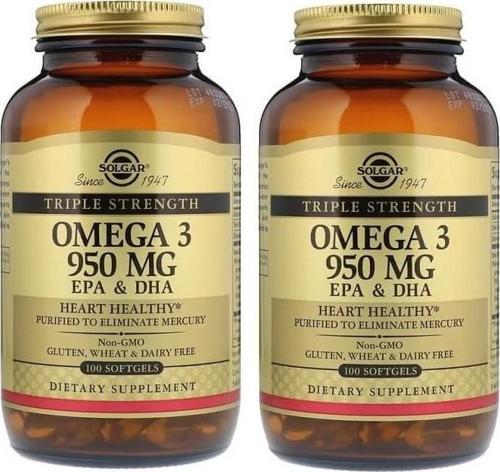 Omega-3 950 Mg 100 Kapsül  **İkili**