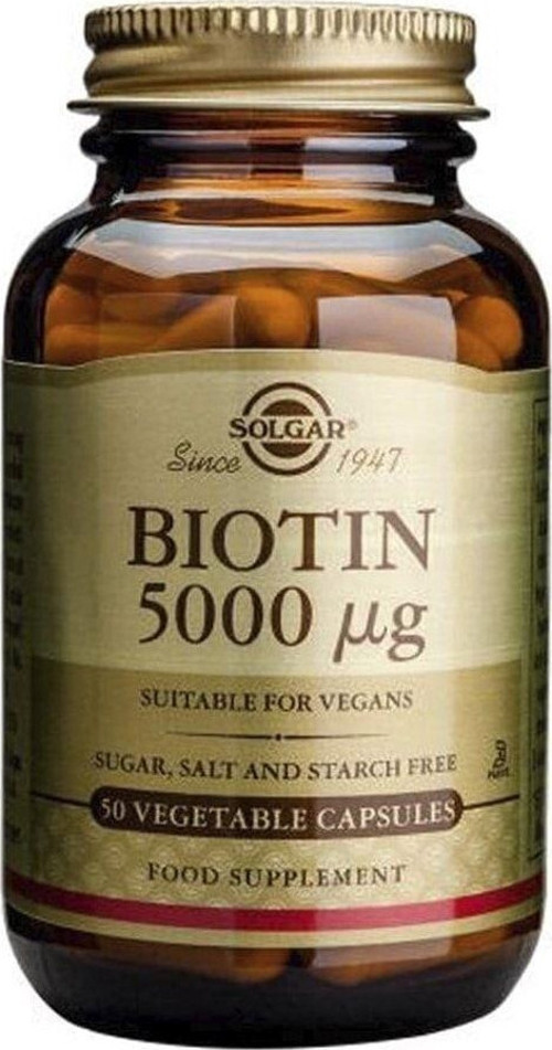 Biotin 5000 mcg 50 Kapsul Vitamin